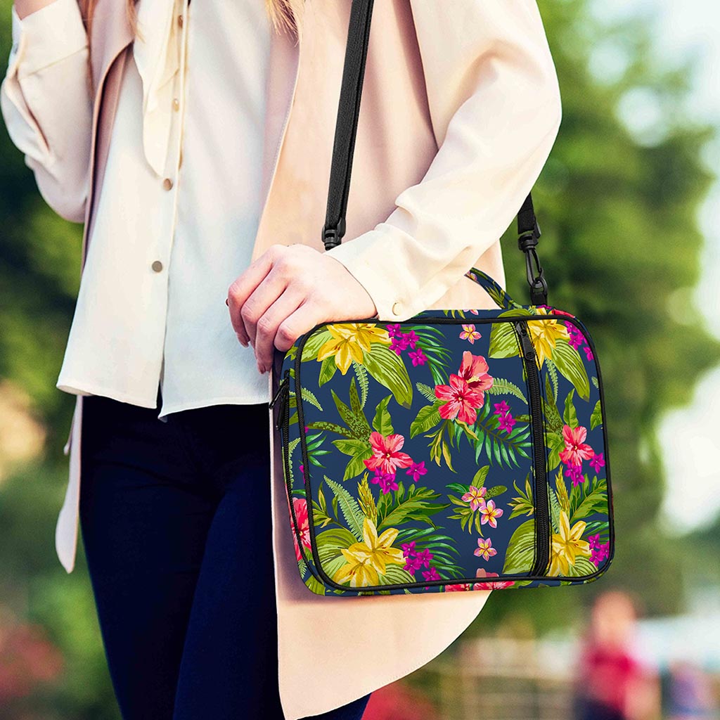 Aloha Hawaiian Flowers Pattern Print Shoulder Strap Bible Bag