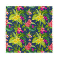 Aloha Hawaiian Flowers Pattern Print Silk Bandana