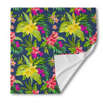 Aloha Hawaiian Flowers Pattern Print Silk Bandana