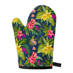 Aloha Hawaiian Flowers Pattern Print Single Oven Mitt