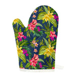 Aloha Hawaiian Flowers Pattern Print Single Oven Mitt
