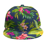 Aloha Hawaiian Flowers Pattern Print Snapback Cap