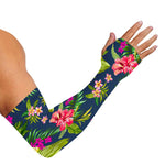 Aloha Hawaiian Flowers Pattern Print Sun Protection Arm Sleeves