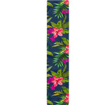 Aloha Hawaiian Flowers Pattern Print Table Runner