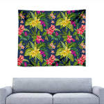 Aloha Hawaiian Flowers Pattern Print Tapestry