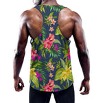Aloha Hawaiian Flowers Pattern Print Training Tank Top