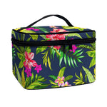 Aloha Hawaiian Flowers Pattern Print Travel Makeup Bag