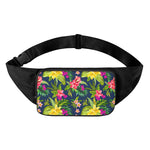 Aloha Hawaiian Flowers Pattern Print Waist Bag