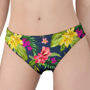 Aloha Hawaiian Flowers Pattern Print Women's Panties