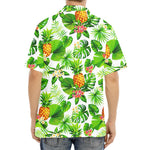 Aloha Hawaiian Pineapple Pattern Print Aloha Shirt
