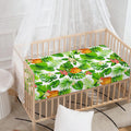 Aloha Hawaiian Pineapple Pattern Print Baby Crib Sheet