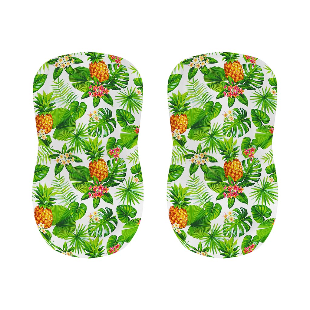 Aloha Hawaiian Pineapple Pattern Print Bar Stool Covers