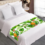 Aloha Hawaiian Pineapple Pattern Print Bed Runner
