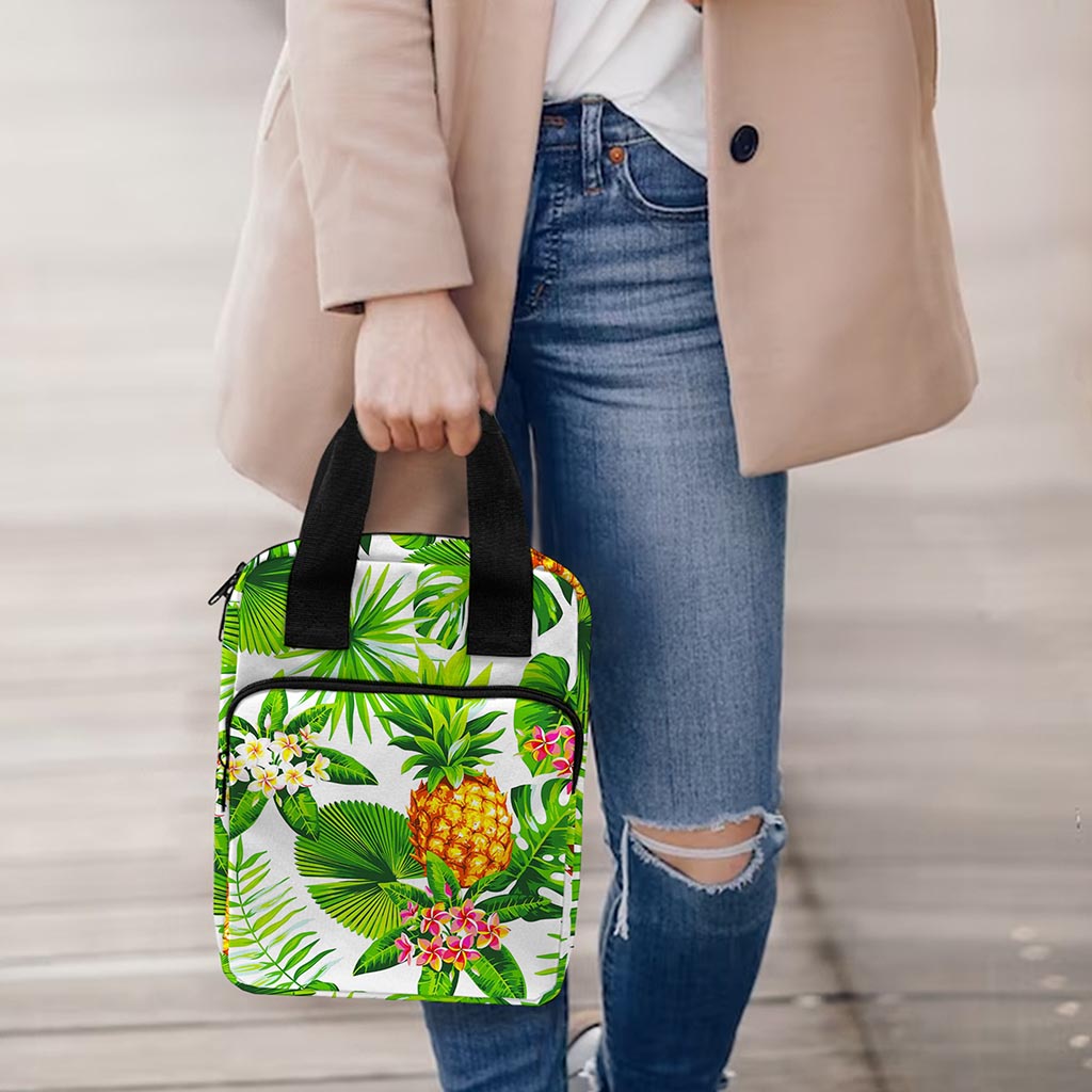 Aloha Hawaiian Pineapple Pattern Print Bible Tote Bag