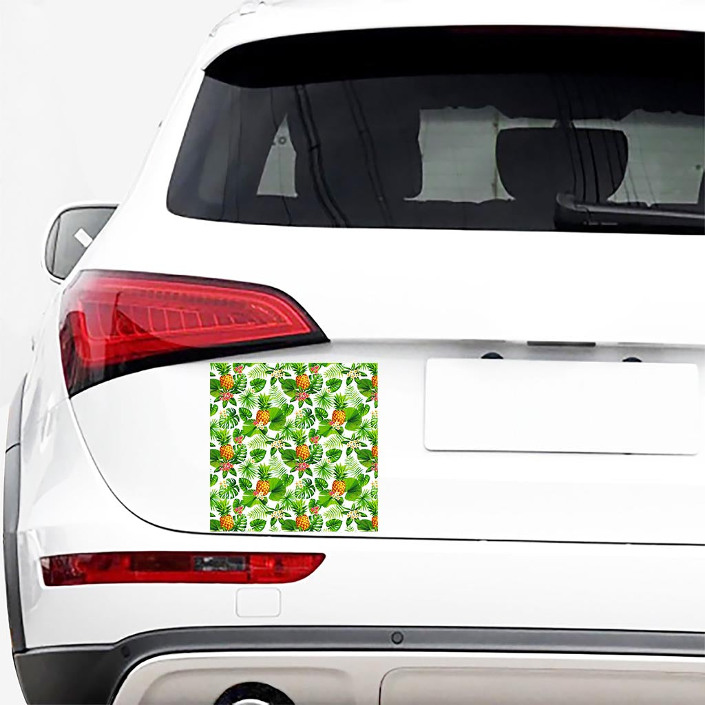 Aloha Hawaiian Pineapple Pattern Print Car Sticker