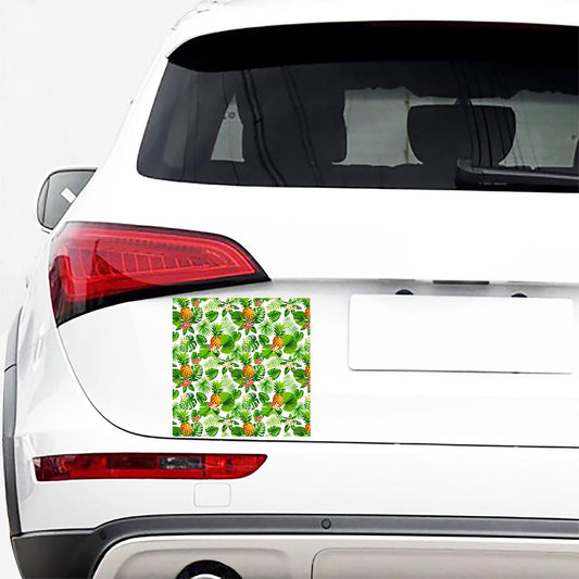 Aloha Hawaiian Pineapple Pattern Print Car Sticker