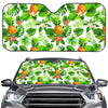 Aloha Hawaiian Pineapple Pattern Print Car Windshield Sun Shade