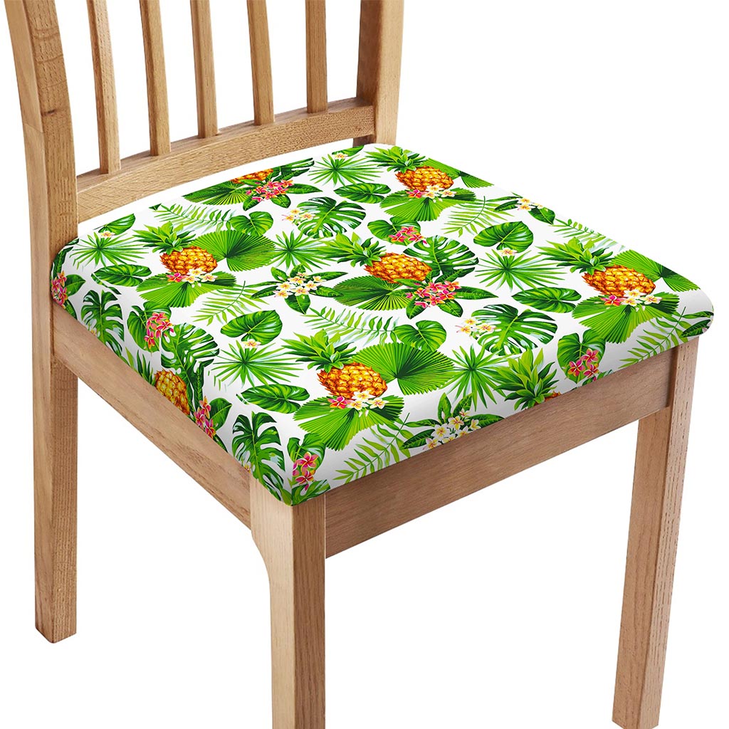 Aloha Hawaiian Pineapple Pattern Print Chair Cushion Cover