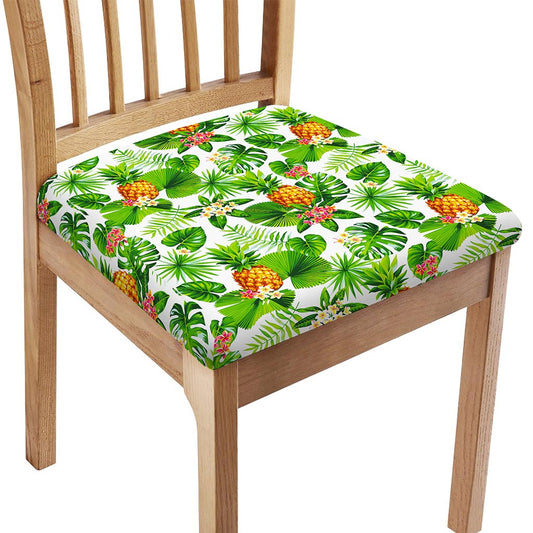 Aloha Hawaiian Pineapple Pattern Print Chair Cushion Cover