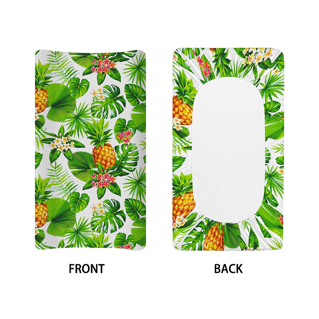 Aloha Hawaiian Pineapple Pattern Print Changing Pad Cover