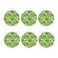 Aloha Hawaiian Pineapple Pattern Print Coaster Set