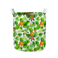Aloha Hawaiian Pineapple Pattern Print Collapsible Laundry Basket