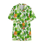 Aloha Hawaiian Pineapple Pattern Print Cotton Hawaiian Shirt