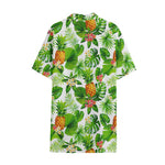 Aloha Hawaiian Pineapple Pattern Print Cotton Hawaiian Shirt