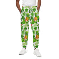 Aloha Hawaiian Pineapple Pattern Print Cotton Sweatpants