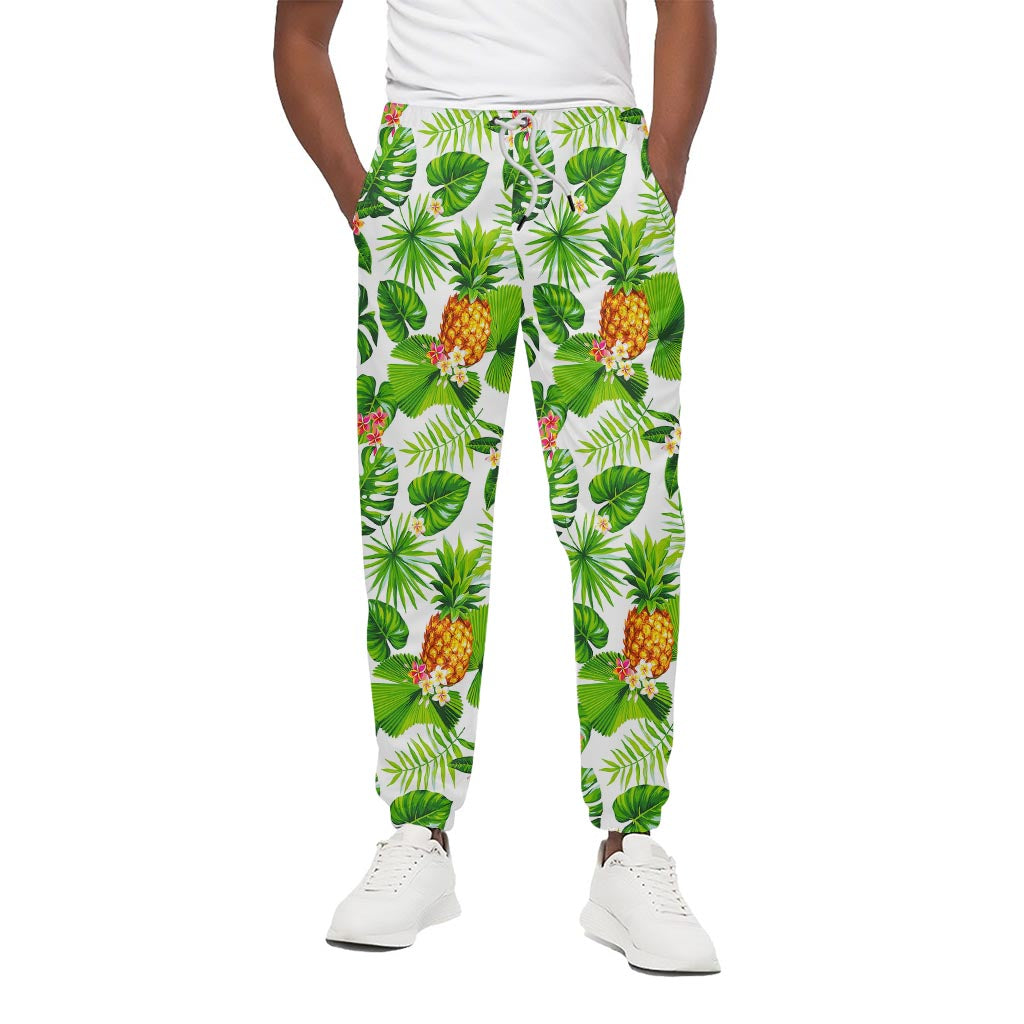 Aloha Hawaiian Pineapple Pattern Print Cotton Pants