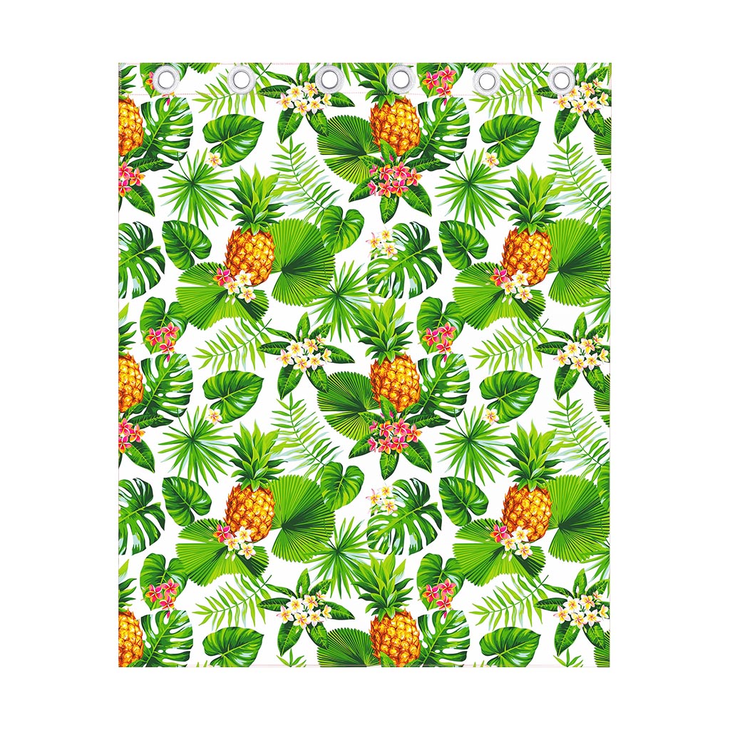Aloha Hawaiian Pineapple Pattern Print Curtain