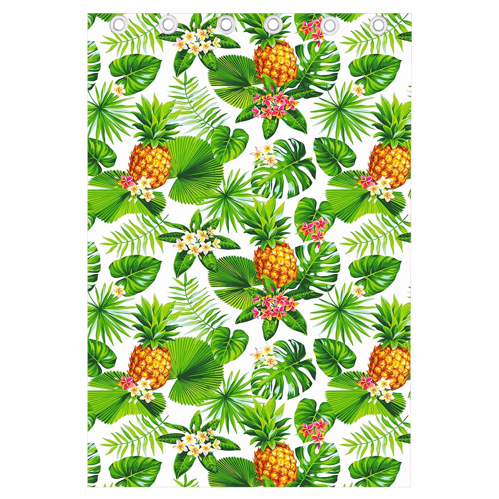 Aloha Hawaiian Pineapple Pattern Print Curtain