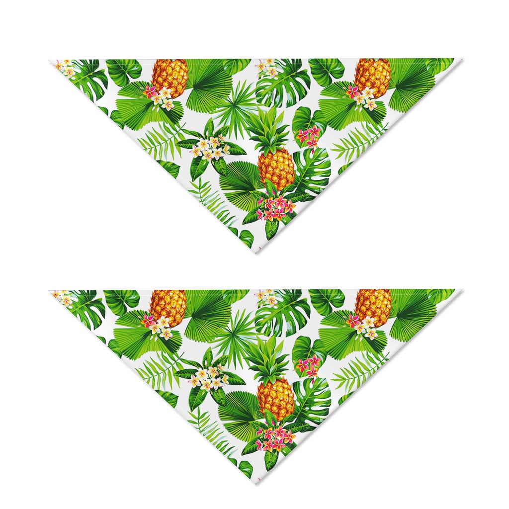 Aloha Hawaiian Pineapple Pattern Print Dog Bandana