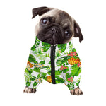 Aloha Hawaiian Pineapple Pattern Print Dog Zip Up Jacket