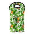 Aloha Hawaiian Pineapple Pattern Print Double Neoprene Wine Tote