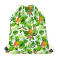 Aloha Hawaiian Pineapple Pattern Print Drawstring Bag