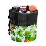 Aloha Hawaiian Pineapple Pattern Print Drawstring Makeup Bag