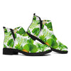 Aloha Hawaiian Pineapple Pattern Print Flat Ankle Boots