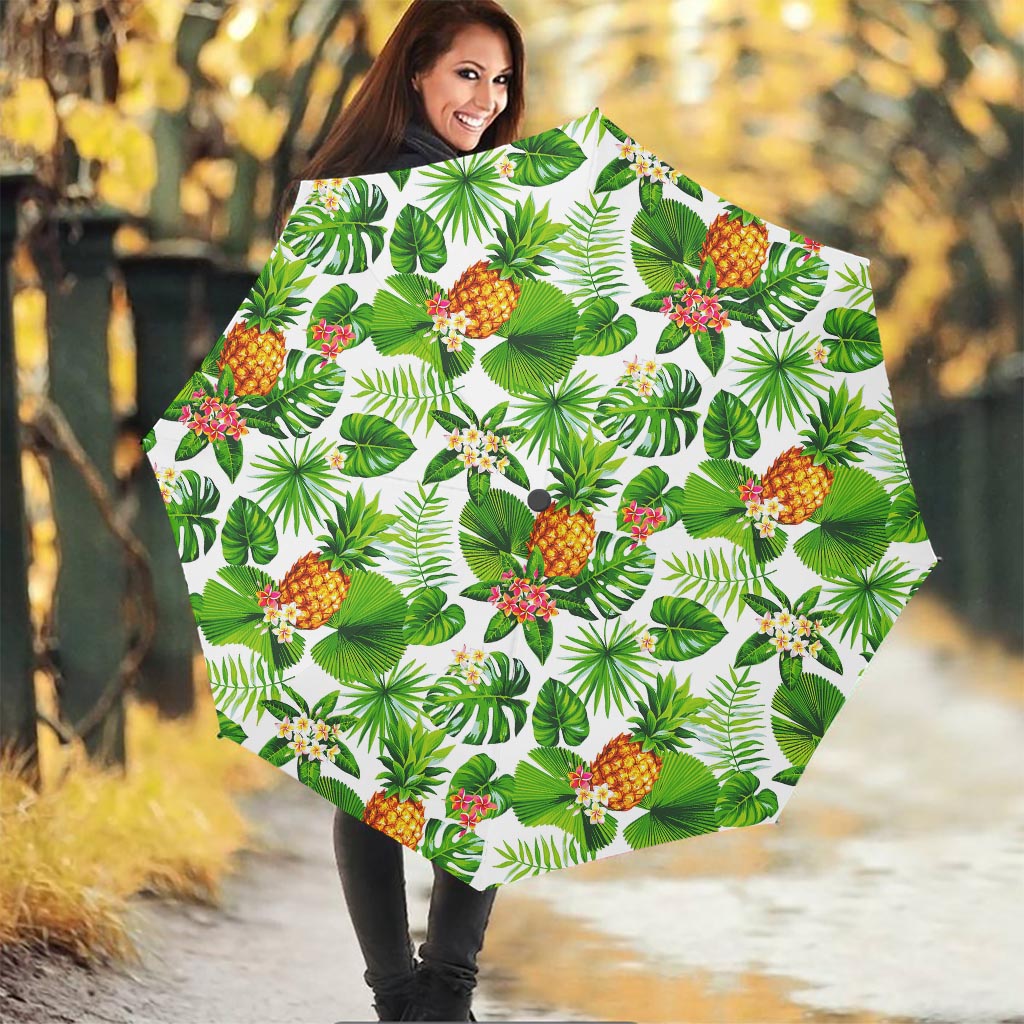 Aloha Hawaiian Pineapple Pattern Print Foldable Umbrella