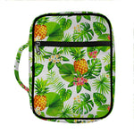 Aloha Hawaiian Pineapple Pattern Print Front Pocket Bible Bag