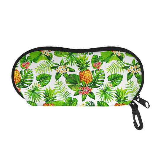 Aloha Hawaiian Pineapple Pattern Print Glasses Case
