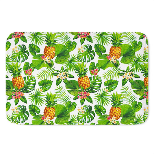 Aloha Hawaiian Pineapple Pattern Print Indoor Door Mat