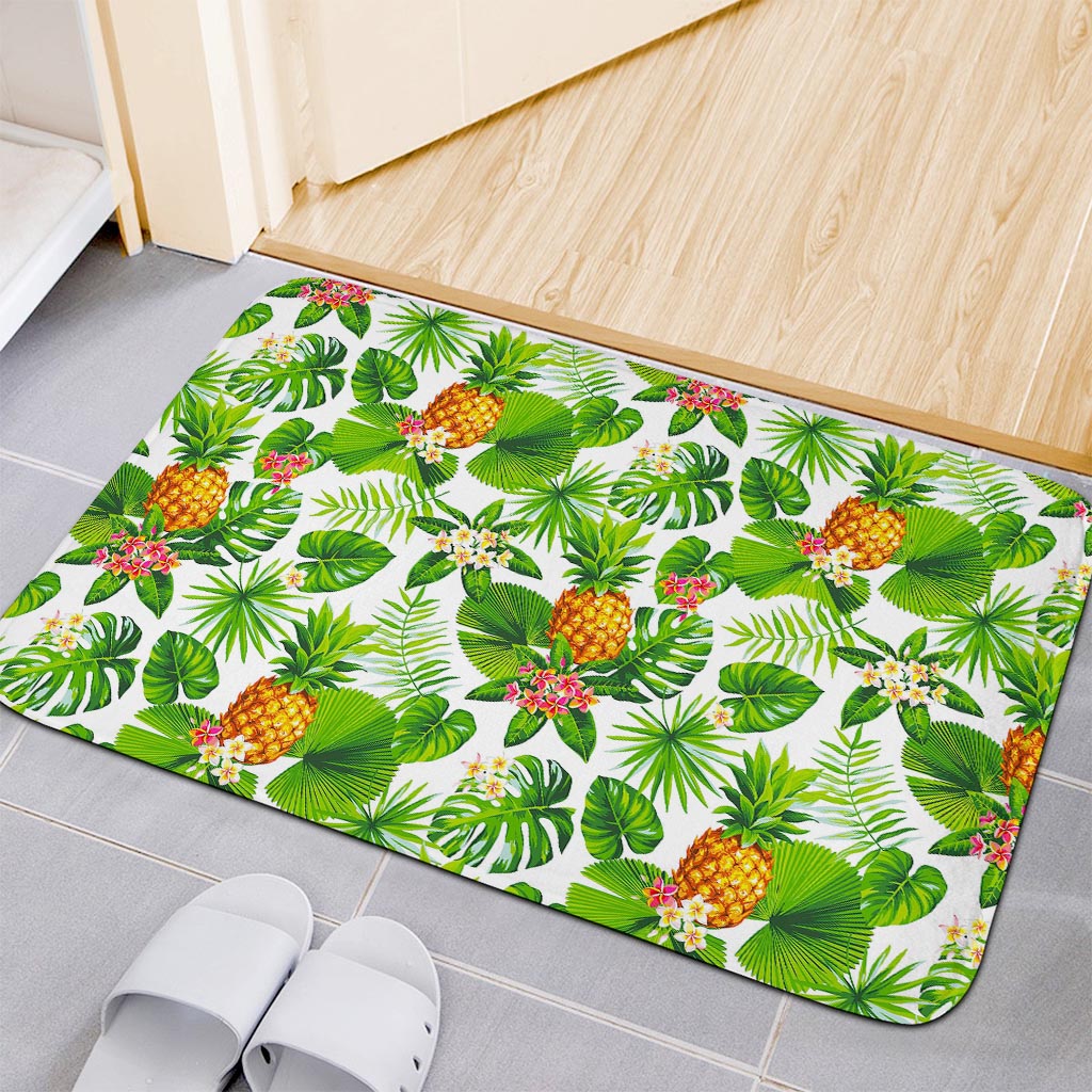 Aloha Hawaiian Pineapple Pattern Print Indoor Door Mat