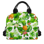Aloha Hawaiian Pineapple Pattern Print Insulated Lunch Bag