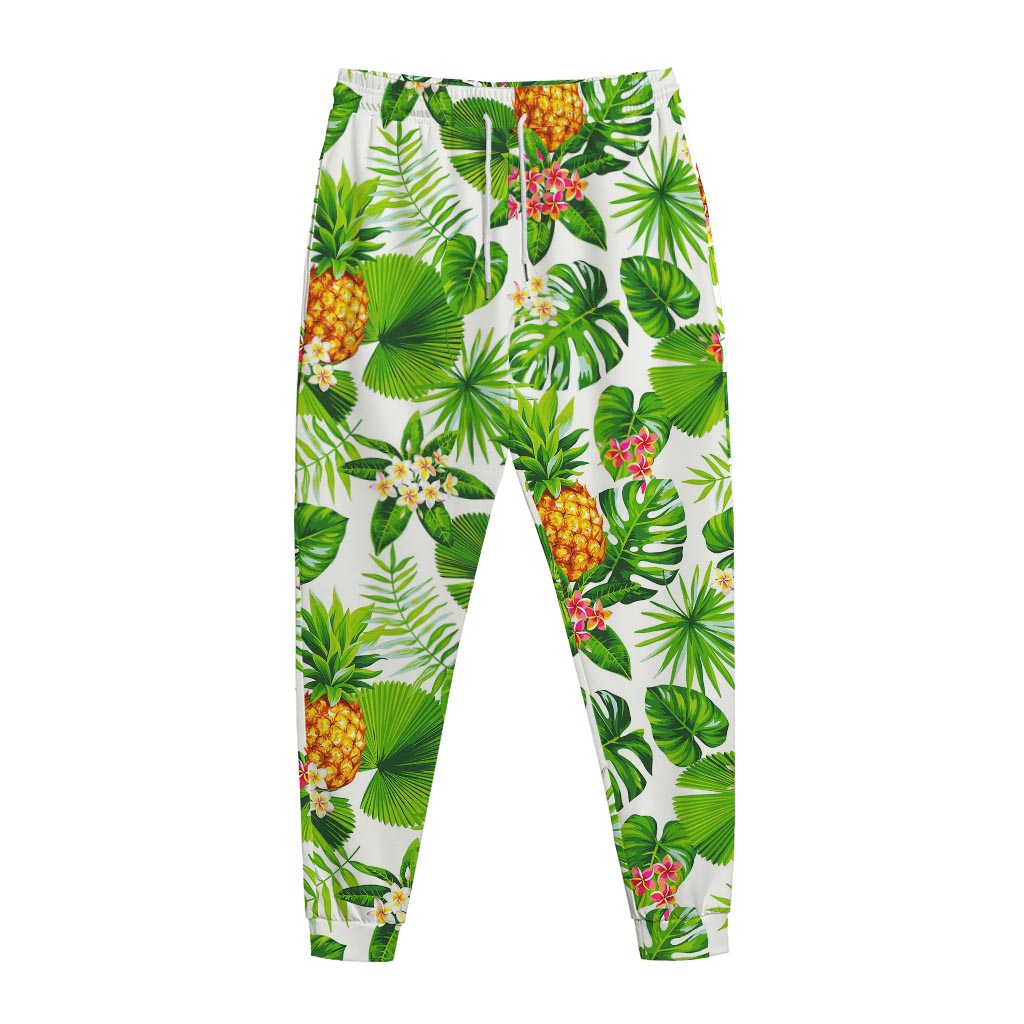 Aloha Hawaiian Pineapple Pattern Print Jogger Pants