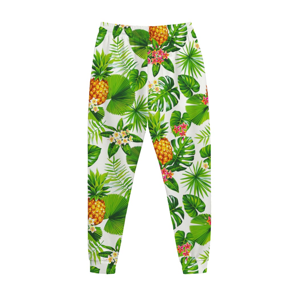 Aloha Hawaiian Pineapple Pattern Print Jogger Pants