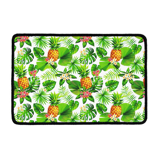 Aloha Hawaiian Pineapple Pattern Print Kitchen Mat
