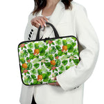 Aloha Hawaiian Pineapple Pattern Print Laptop Sleeve With Handle