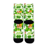Aloha Hawaiian Pineapple Pattern Print Long Socks