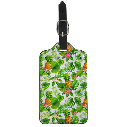 Aloha Hawaiian Pineapple Pattern Print Luggage Tag